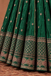 3 Piece Embroidered Raw Silk Suit