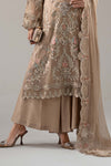 3 Piece Embroidered Chiffon Suit