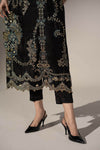 2 Piece Embroidered Tissue Silk Suit