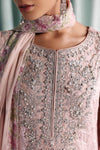 3 Piece Embroidered Tissue Silk Suit