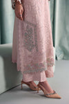 3 Piece Embroidered Tissue Silk Suit