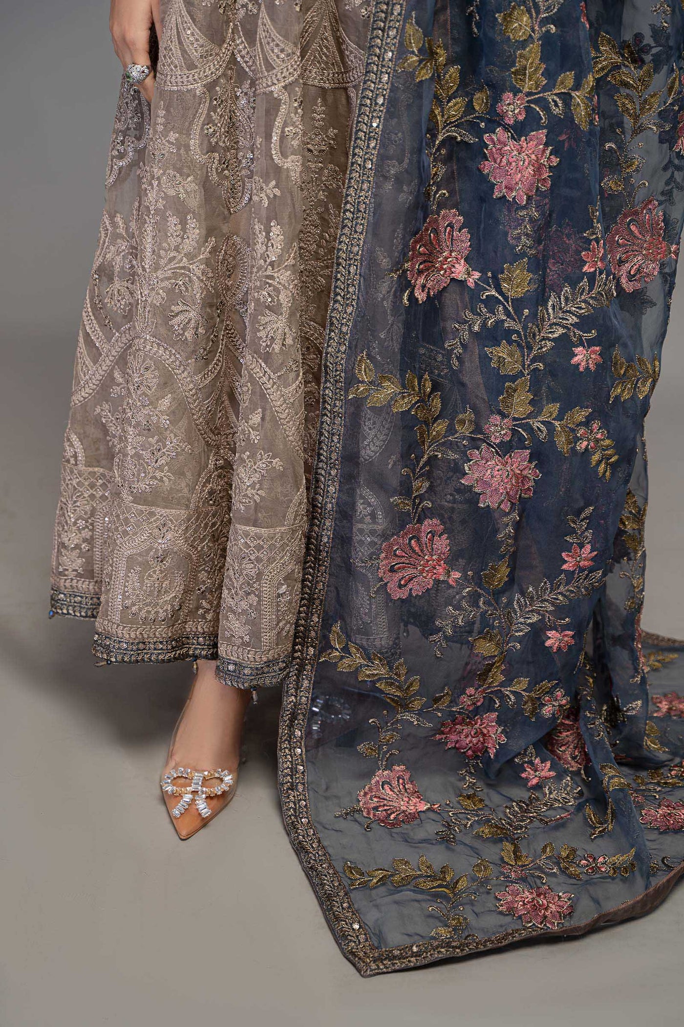 3 Piece Embroidered Suit | SF-EF23-09R1