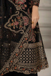 3 Piece Embroidered Organza Suit