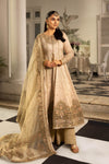 3 Piece Embroidered Raw Silk Suit