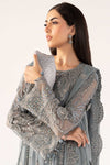 3 Piece Embroidered Chiffon Suit