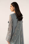 3 Piece Embroidered Chiffon Suit