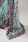 Embellished Charmeuse Saree