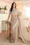 Embroidered Raw Silk Saree