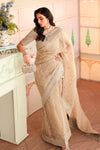 Embroidered Raw Silk Saree