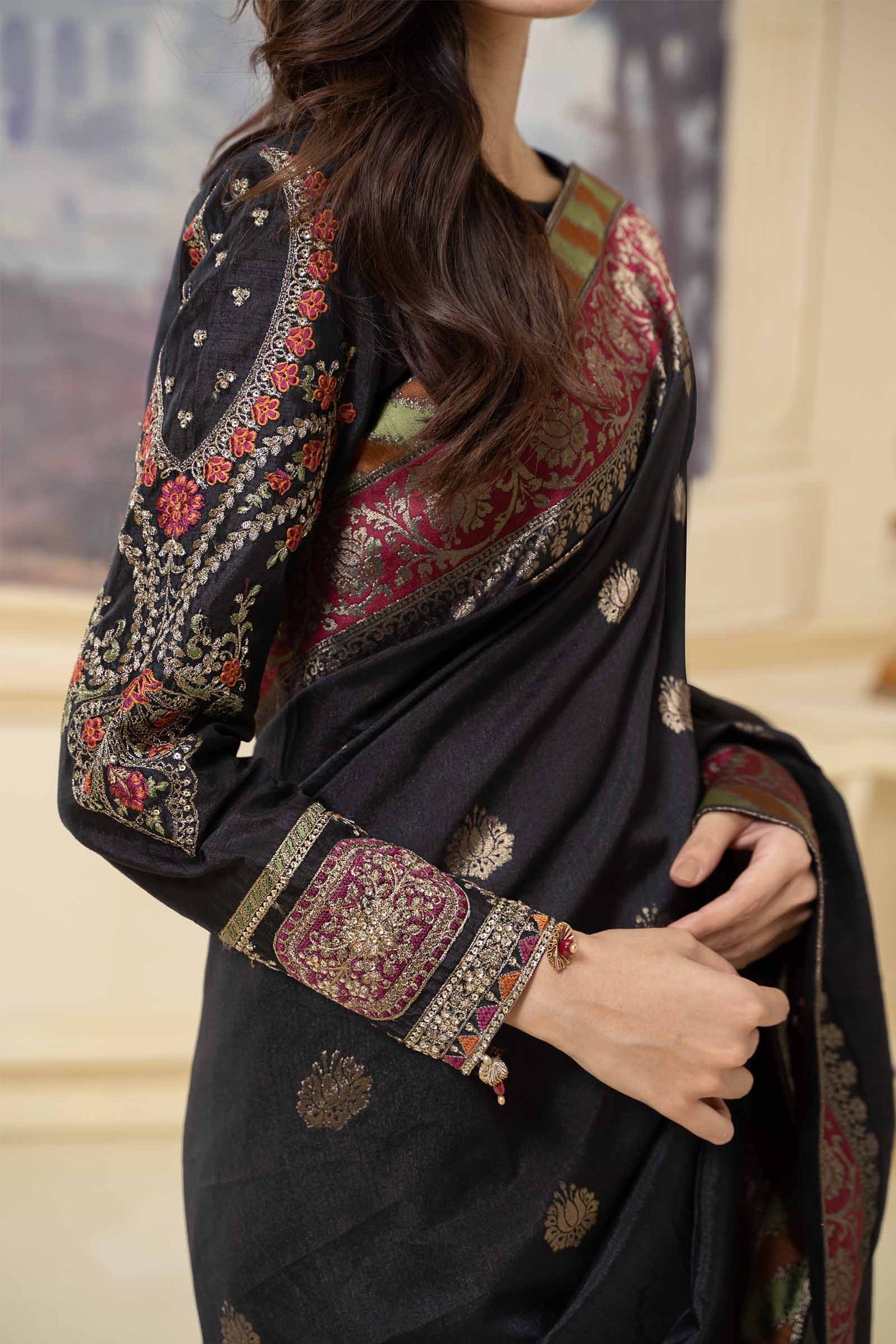 Saree Black SF-W23-57