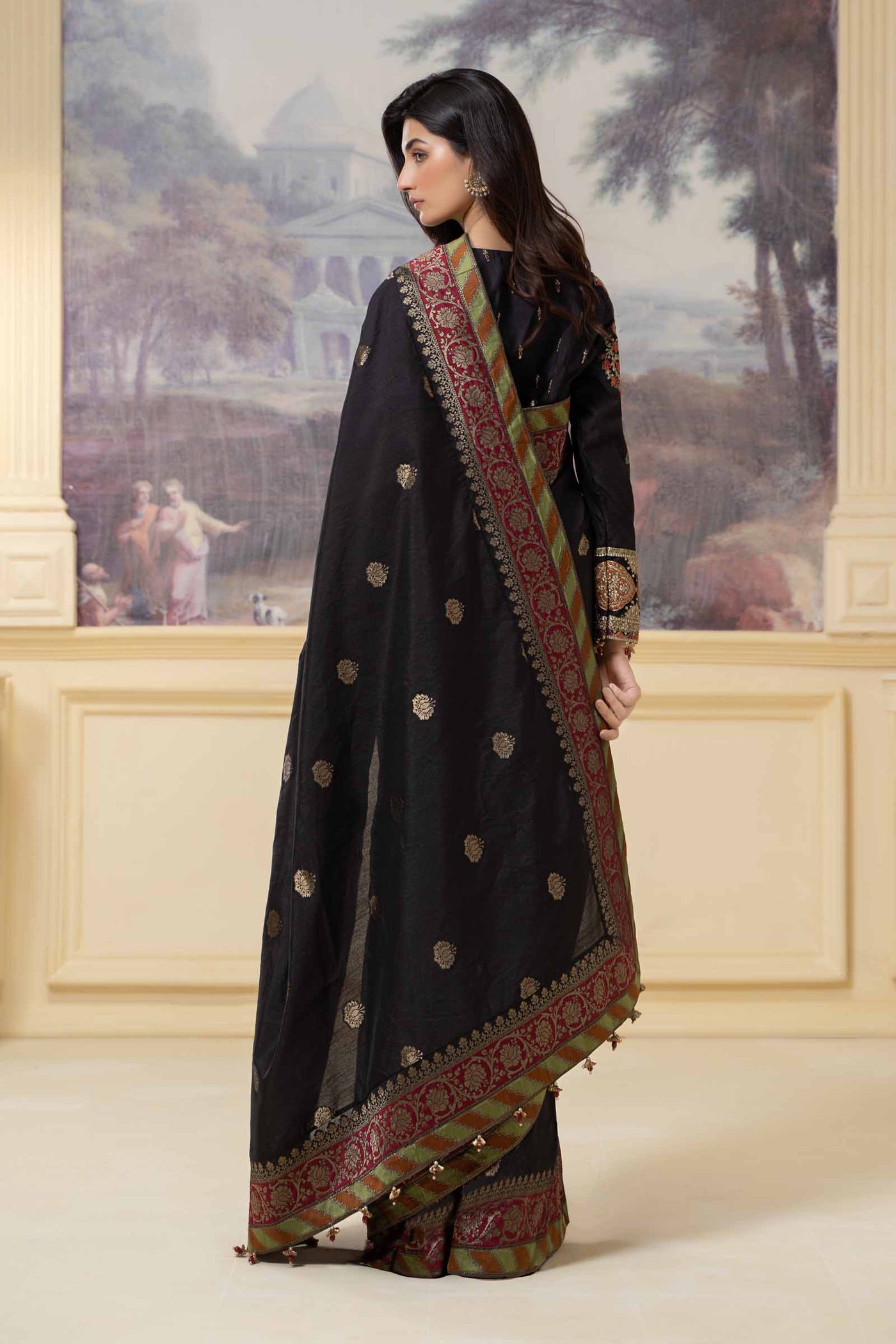 Saree Black SF-W23-57