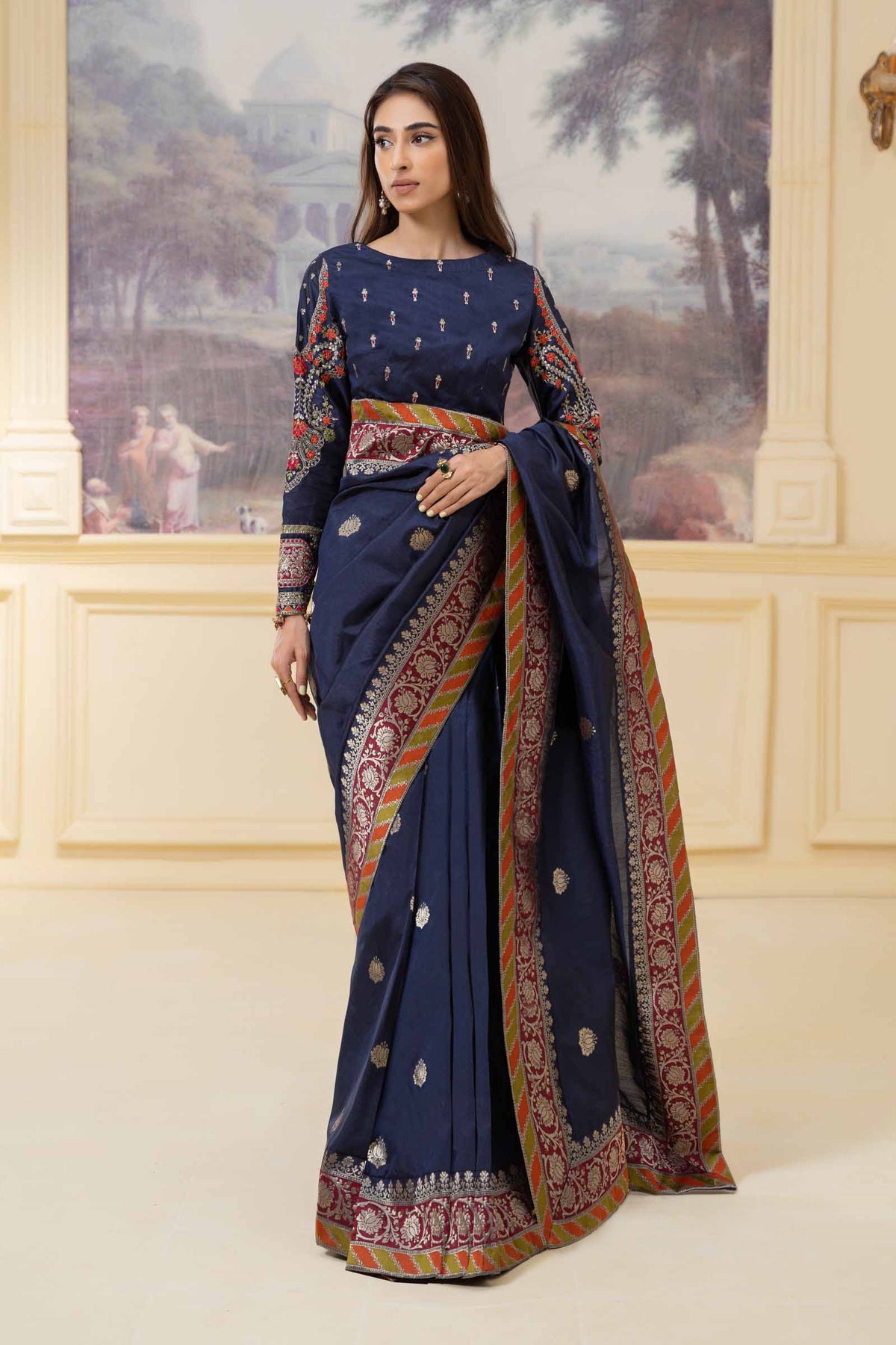 Saree Blue SF-W23-57