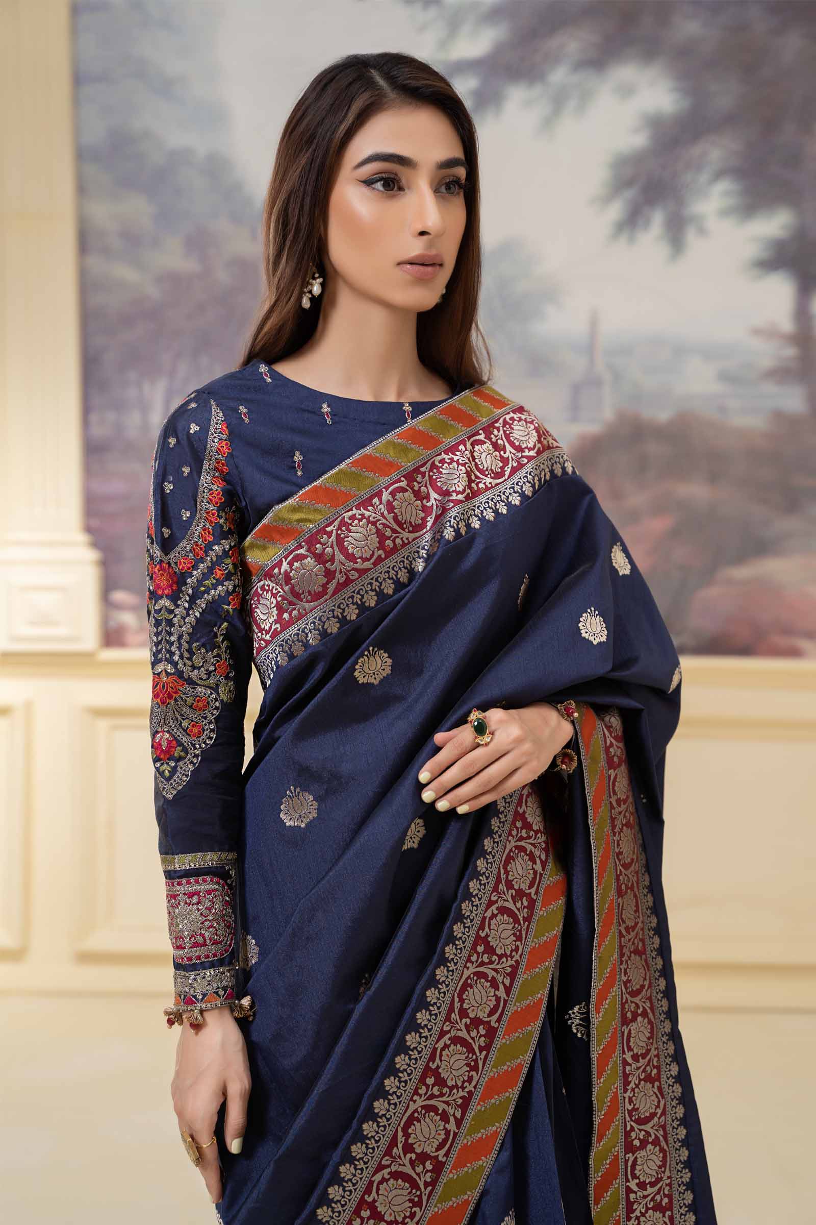 Saree Blue SF-W23-57