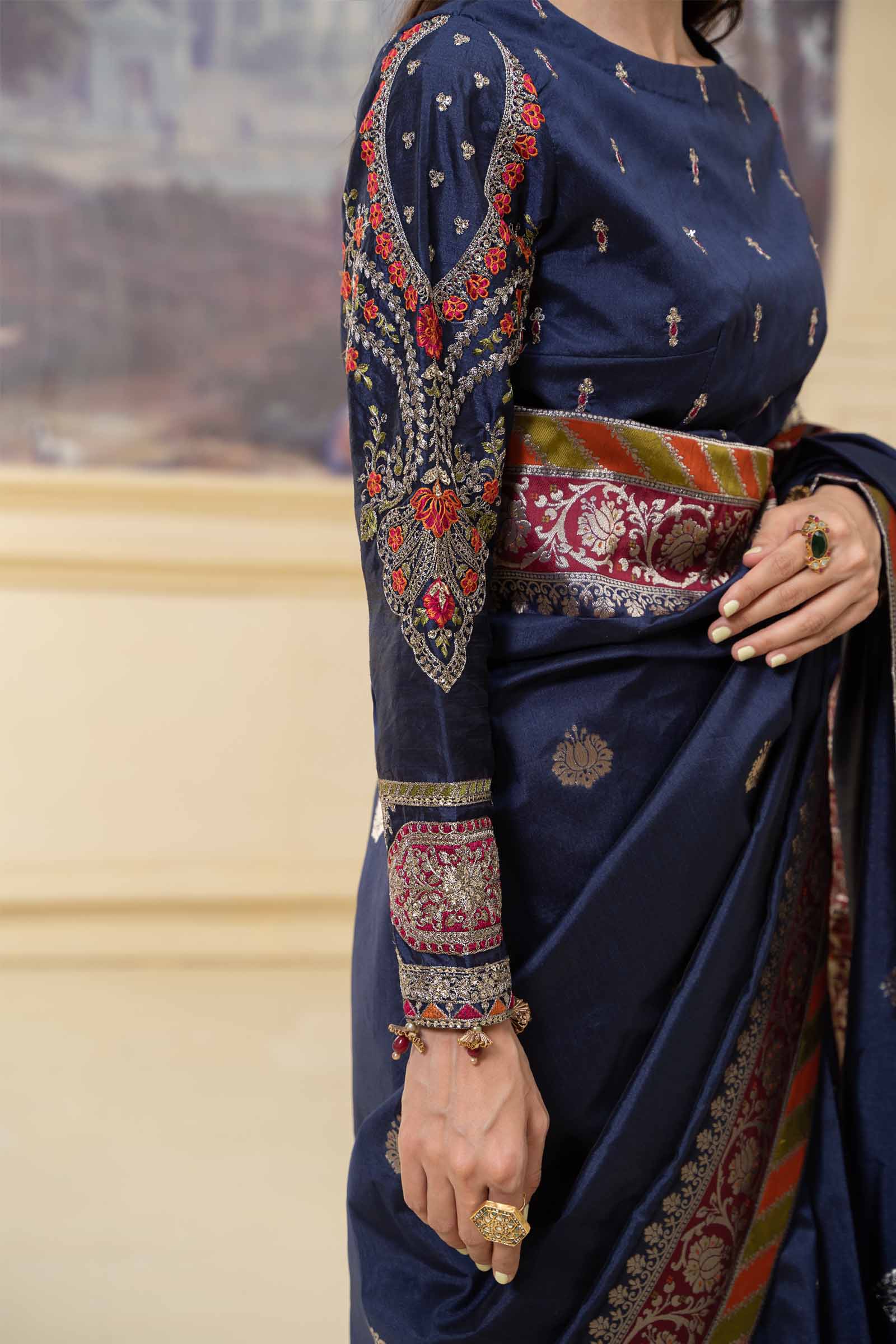 Saree Blue SF-W23-57