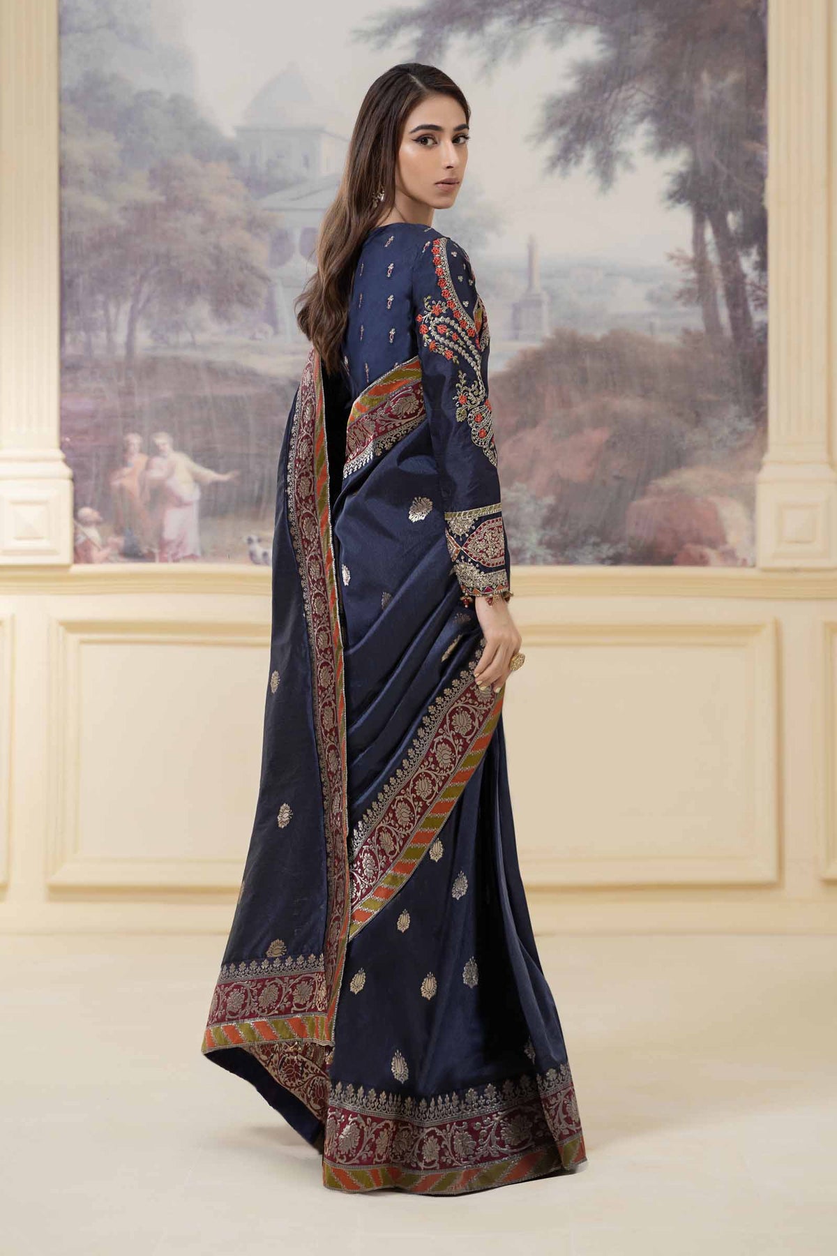 Saree Blue SF-W23-57