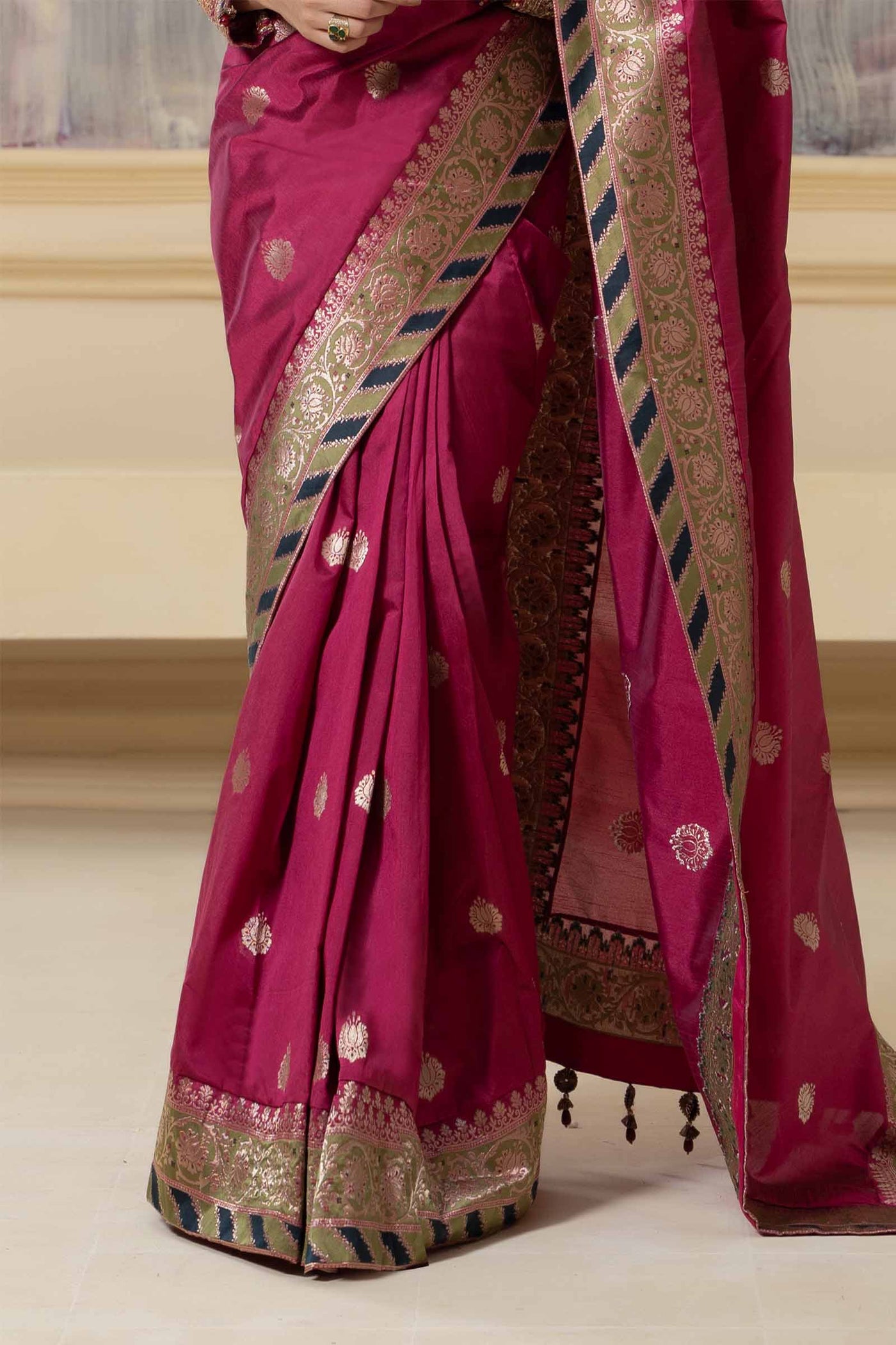 Saree Fusion Pink SF-W23-57