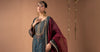 3 Piece Embroidered Raw Silk Suit