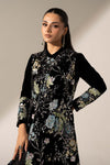 3 Piece Embroidered Velvet Suit