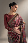 Embroidered Silk Saree