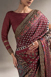 Embroidered Silk Saree