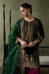 3 Piece Embroidered Velvet Suit