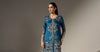 3 Piece Embroidered Tassel Silk Suit