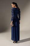 3 Piece Embellished Charmeuse Suit