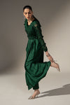 3 Piece Embellished Charmeuse Suit