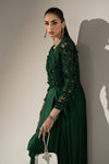 3 Piece Embellished Charmeuse Suit