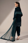 3 Piece Embroidered Velvet Suit