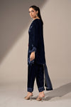 3 Piece Embroidered Velvet Suit