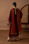3 Piece Embroidered Velvet Suit