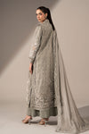 3 Piece Embroidered Organza Suit
