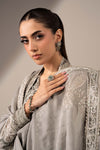 3 Piece Embroidered Organza Suit