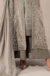 3 Piece Embroidered Organza Suit