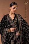 3 Piece Embroidered Raw Silk Suit