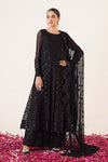 3 Piece Embroidered Chiffon Suit