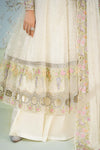 3 Piece Embroidered Organza Suit