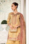 3 Piece Embroidered Raw Silk Suit