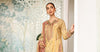 3 Piece Embroidered Raw Silk Suit
