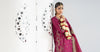3 Piece Embroidered Raw Silk Suit
