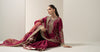 3 Piece Embroidered Raw Silk Suit