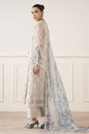 3 Piece Embroidered Organza Suit