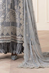 3 Piece Embroidered Organza Suit