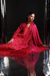 3 Piece Embroidered Tissue Silk Suit