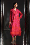 3 Piece Embroidered Tissue Silk Suit