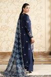 3 Piece Embroidered Tissue Silk Suit