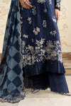 3 Piece Embroidered Tissue Silk Suit
