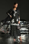 3 Piece Embroidered Charmeuse Suit