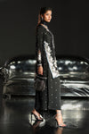 3 Piece Embroidered Charmeuse Suit